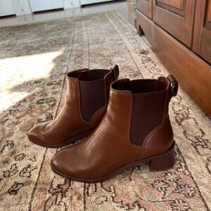 J. Crew Factory Brown Ankle Boots